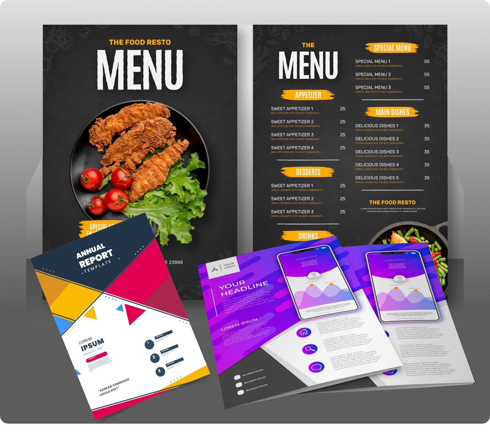 Menu Printing Dubai - Restaurant Menu Cards UAE