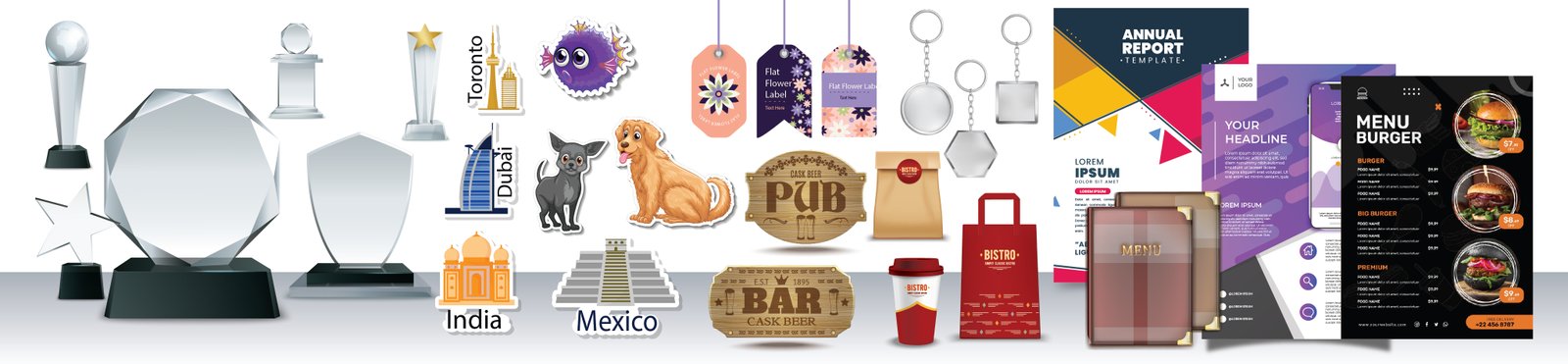 Plotter Cutting Stickers Dubai - Custom Sticker Printing UAE