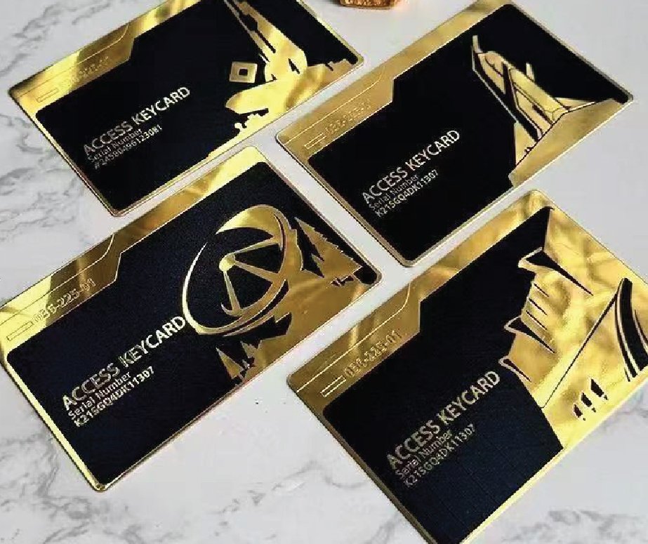 Gold foil business cards Dubai