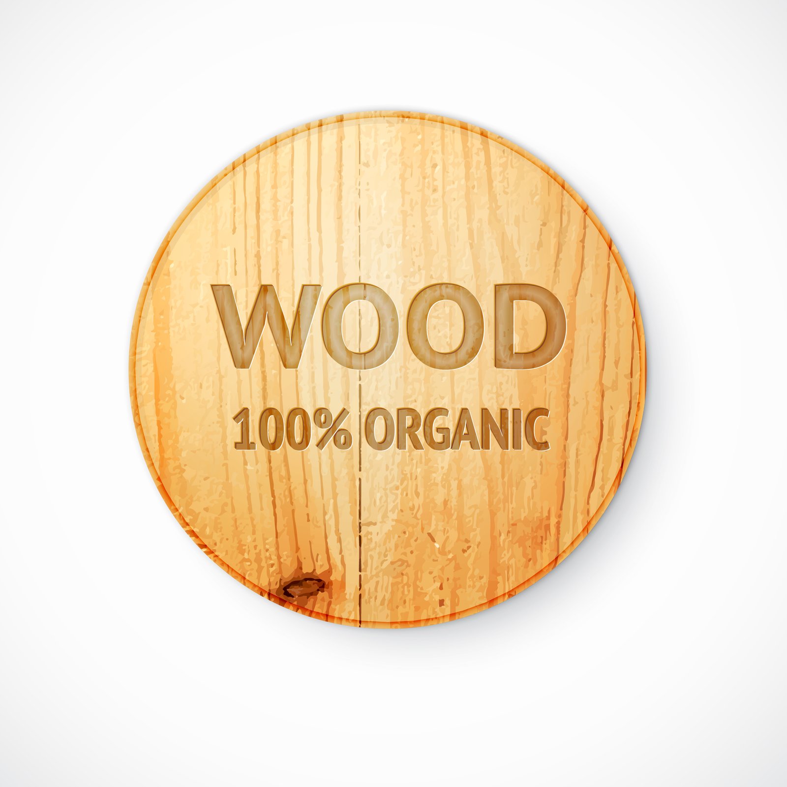 Wooden eco badges Dubai