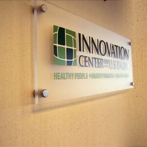 Acrylic Signboard for Office Main Entrance