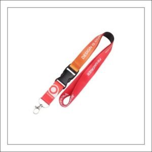 Customized Lanyards with Buckle and Metal Hook in Dubai
